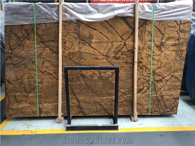 Wall and Floor Decoration Fancy Brown Marble Slabs