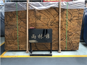 Wall and Floor Decoration Fancy Brown Marble Slabs