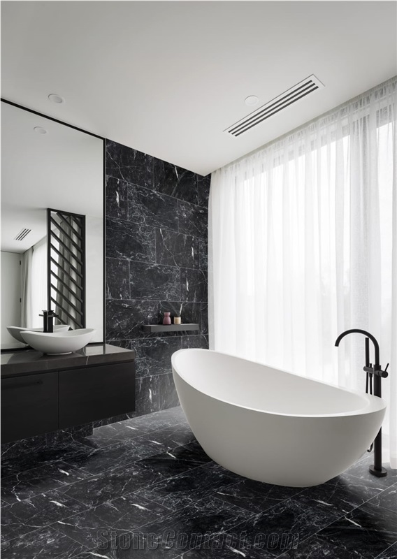 Karaoz Black Marble Tiles