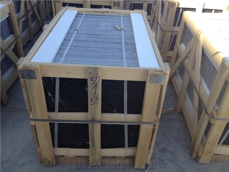 Black Marble Slab &Tile, Iran Black Marble