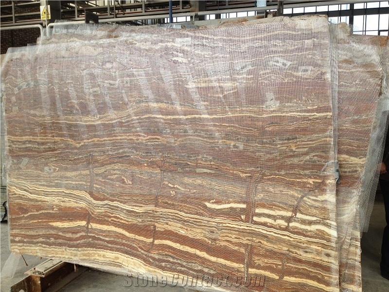 Brown Traonyx Slab & Tile, Iran Brown Onyx