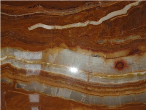 Brown Traonyx Slab & Tile, Iran Brown Onyx