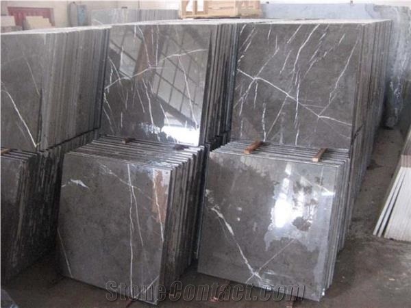 Pietra Gray Marble Slab & Tile, Iran Gray Marble