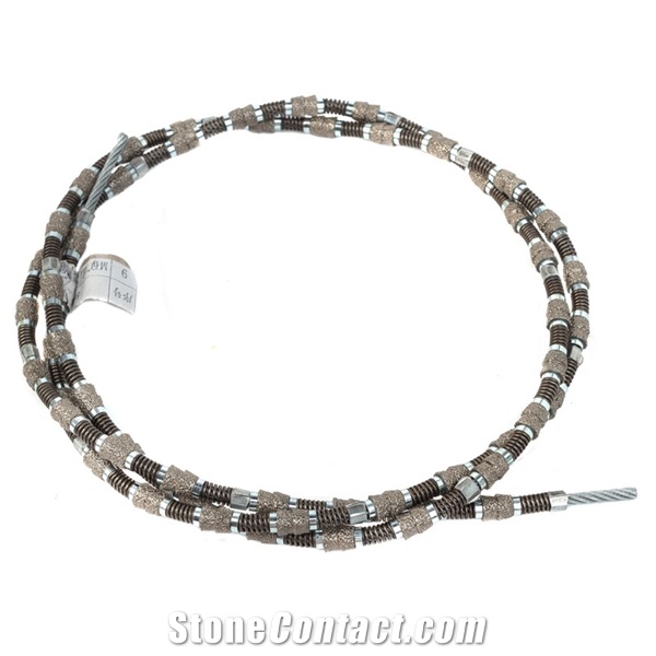 Diamond Cutting Beads Wire Saw for Granite, Marble