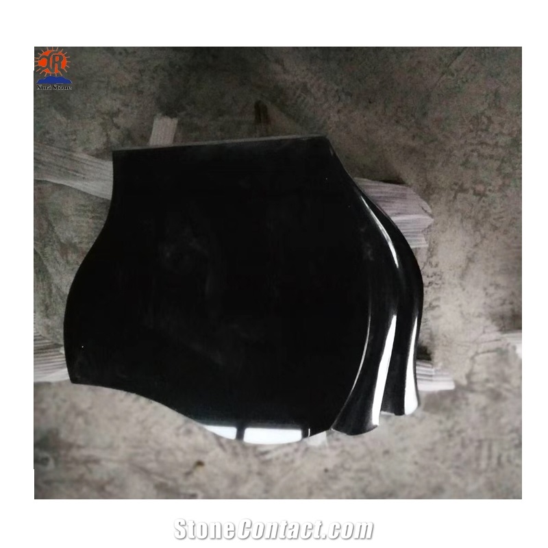 China Factory Absolute Black Granite Headstone