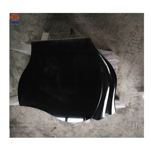 China Factory Absolute Black Granite Headstone