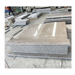 China Factory Indian Black Jet Black Granite Tombstone