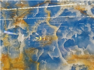 Blue Onyx for Wall,Tv Wall Panel