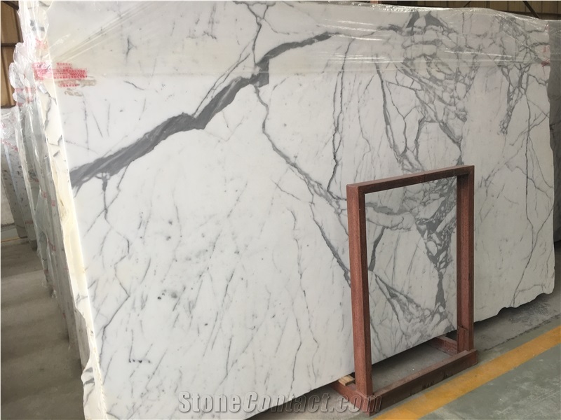 Italy White Marble-Statuario Venato Marble