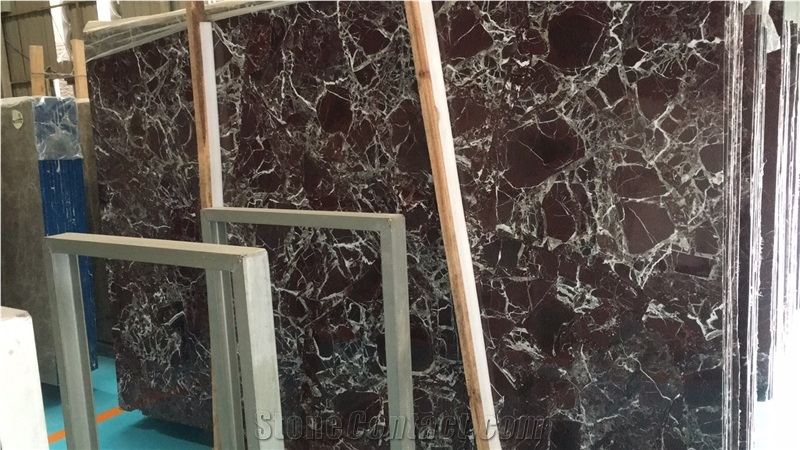 Red Sivas Cherry Rosso Levanto Marble Slabstiles