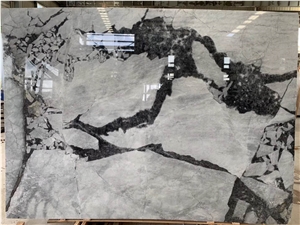 Smoky Ash White Grey Marble Slabs & Tiles
