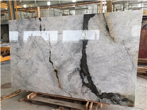 Smoky Ash White Grey Marble Slabs & Tiles