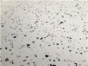 White Terrazzo for Floor ,Wall,Tile and Slabs