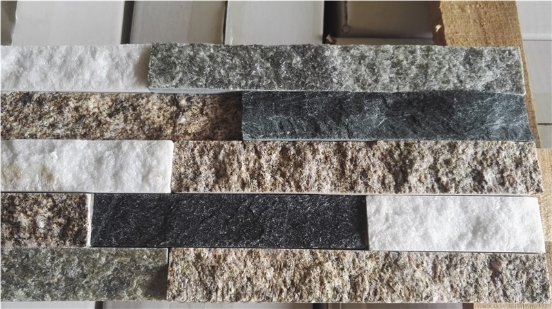 China Multi-Color Quartzite Culture Stone Panel