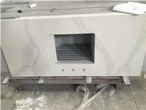 Jazz White Quartz Bar Top,Commercial Counters