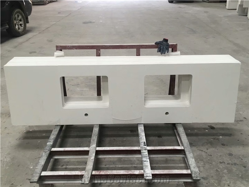 Jazz White Quartz Bar Top,Commercial Counters