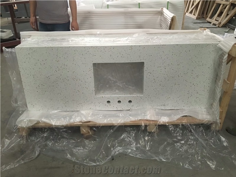 Jazz White Quartz Bar Top,Commercial Counters