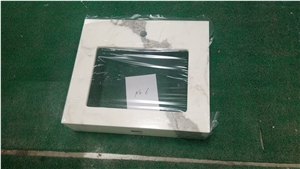 Vietnam Caracatta White Quartz Hotel Vanity Top