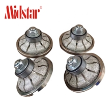 Diamond Half Bullnose Profiler Router Bit Wheel
