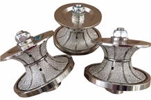Diamond Half Bullnose Profiler Router Bit Wheel