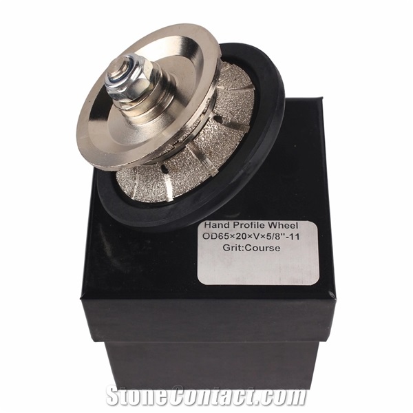 Diamond Half Bullnose Profiler Router Bit Wheel