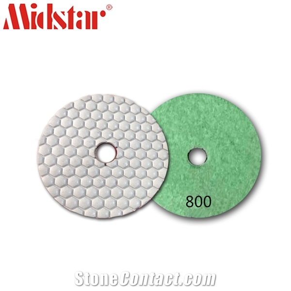 Diamond Pure Dry Polishing Pad for Marble Granite