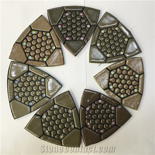 Diamond Tools Electroplated Triangle Polishing Pad