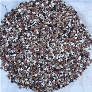 Mix Colour Mosaic Washed River Stone Pebbles-Gravels