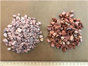 Red Mosaic, Red Marble Pebble Stone,Crushed Stone