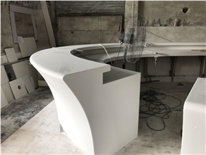 Glacier White Adhesive Solid Surface Material