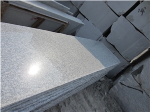 Polished Bianco Sardo Granite Tile Slab