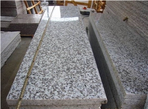 Polished China Jasmine White Granite G439 Slab