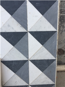 Spain Nero Marquina Portugal Beige Marble Mosaics