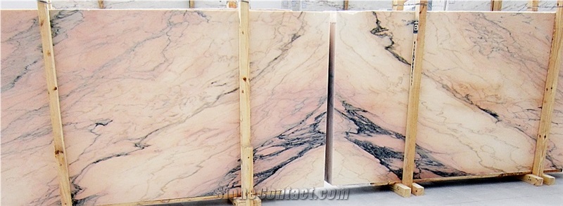 Bambu Pink Marble Slabs