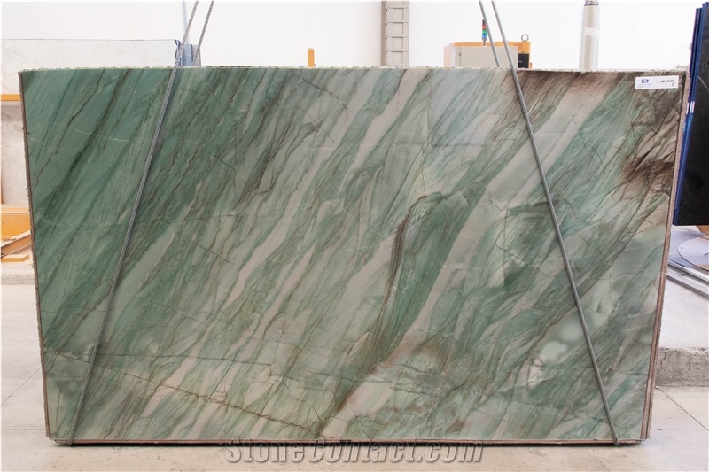 Botanic Green Quartzite Slabs, Brazil Green Quartzite