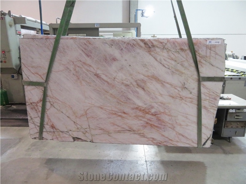 Cristallo Pink Quartzite Slabs