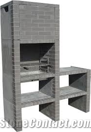 Garden Barbecue Made from Limestone