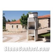 Garden Barbecue Made from Limestone