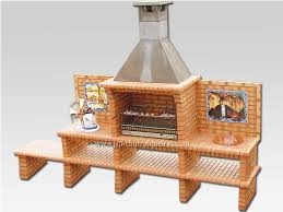Garden Barbecue Made from Limestone