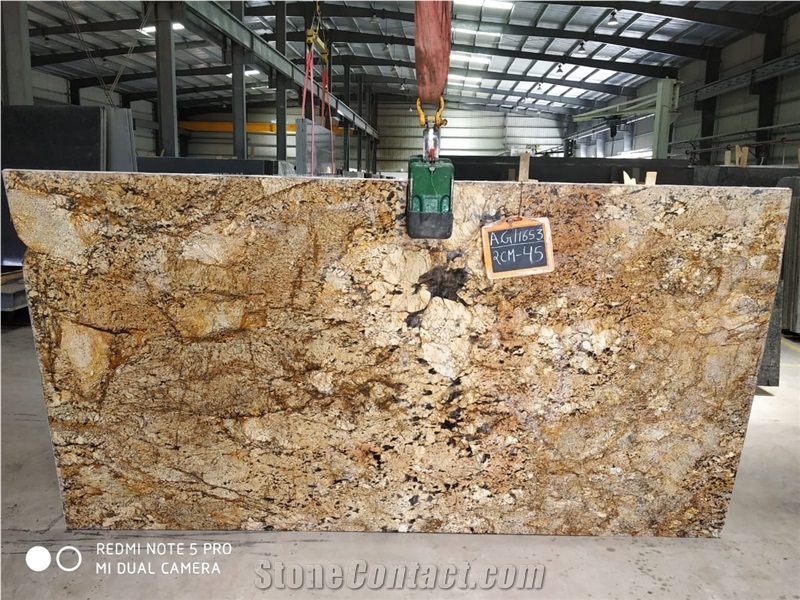 Alaska Gold Granite Slabs