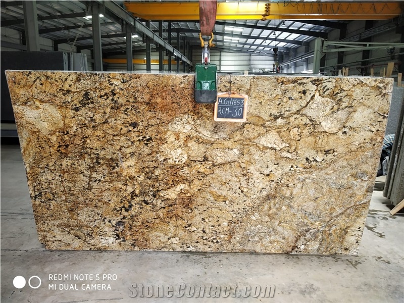 Alaska Gold Granite Slabs