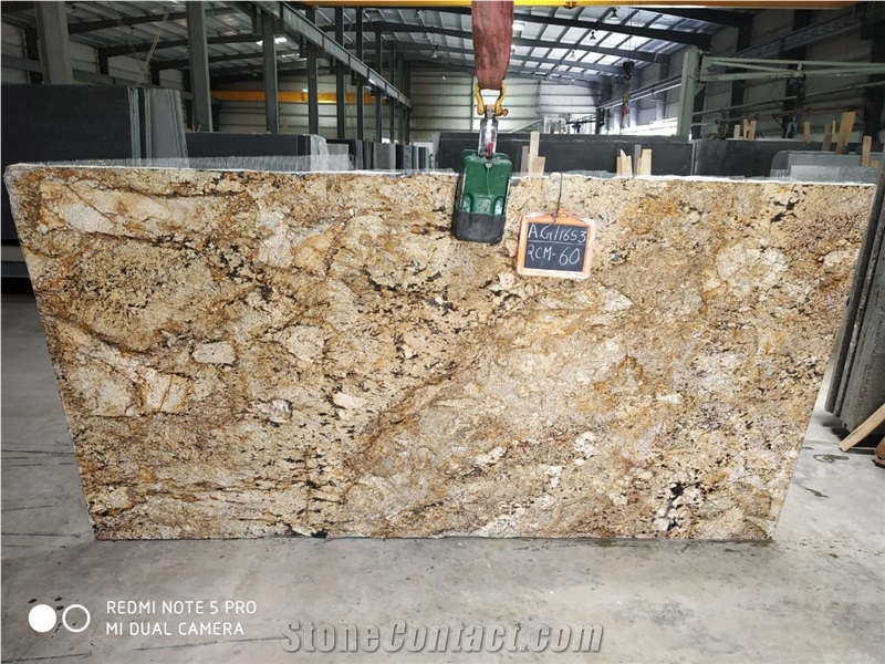 Alaska Gold Granite Slabs