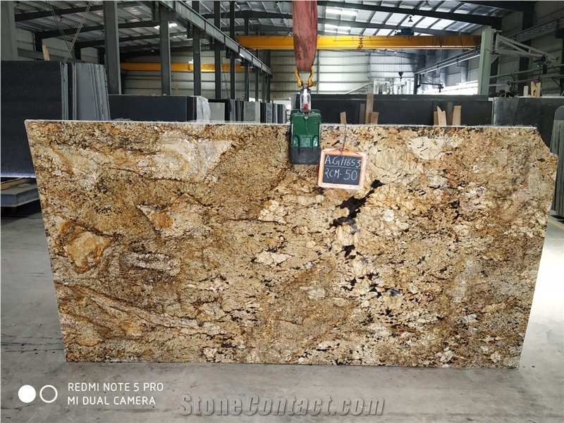 Alaska Gold Granite Slabs