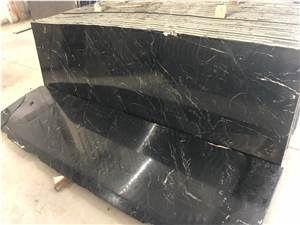 Marine Black Soapstone Slabs