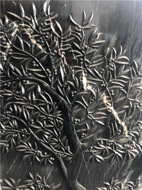 Marine Black Soapstone Slabs