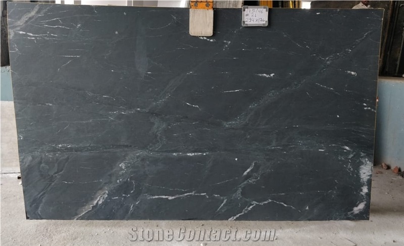 Marine Black Soapstone Slabs