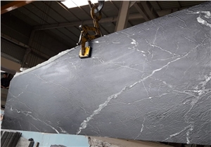 Marine Black Soapstone Slabs