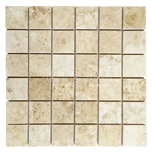 2"X2" Cappuccino Marble Polished Mosaic