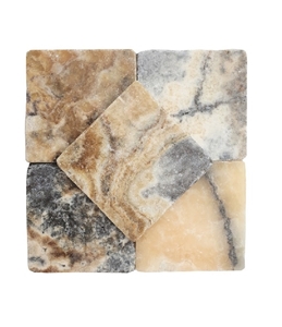 6"X6" Antico Travertine Tumbled Tile