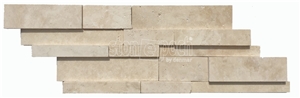 Ledger Light Travertine Unfilled&Honed Mosaic